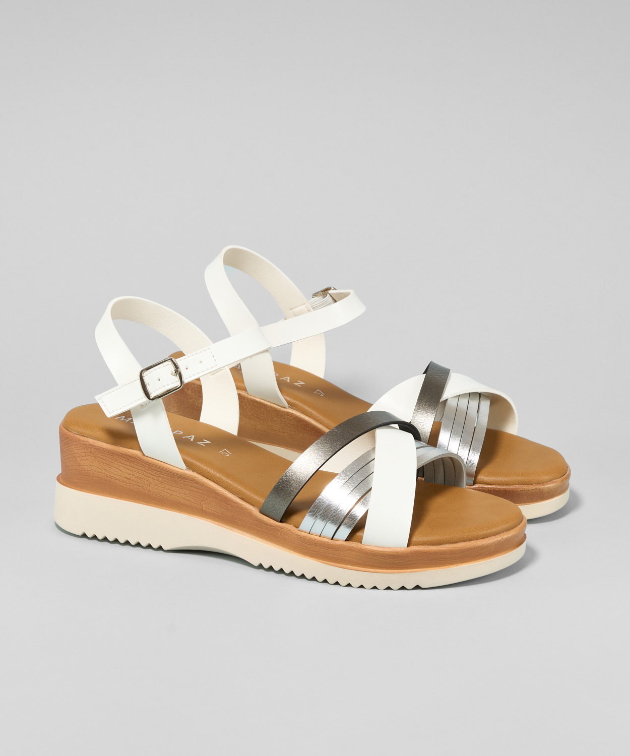 Sandalias tiras combinadas image number null